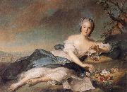 Jean Marc Nattier Madame Henriette as Flora USA oil painting artist